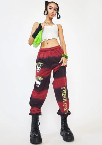 Hello Kitty Fabulous Tie Dye Joggers