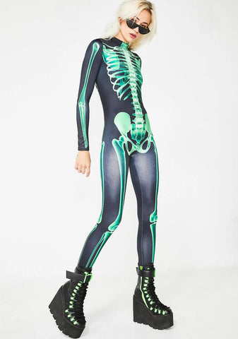 Acid Bones Skeleton Catsuit