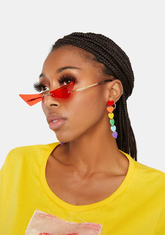 Hot Chatty Catty Cat Eye Sunglasses