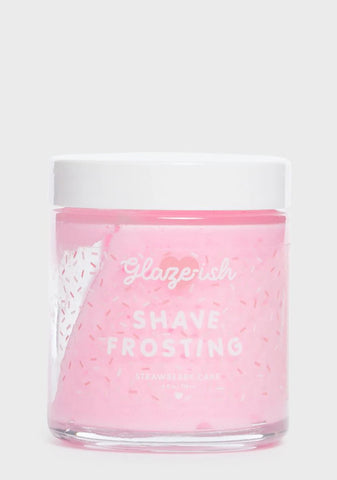 Strawberry Cake Shave Frosting