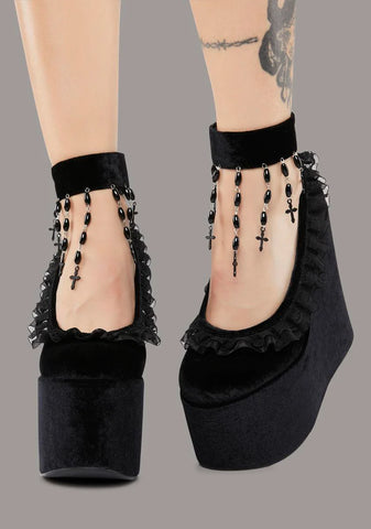 Never Be Silenced Platform Wedges