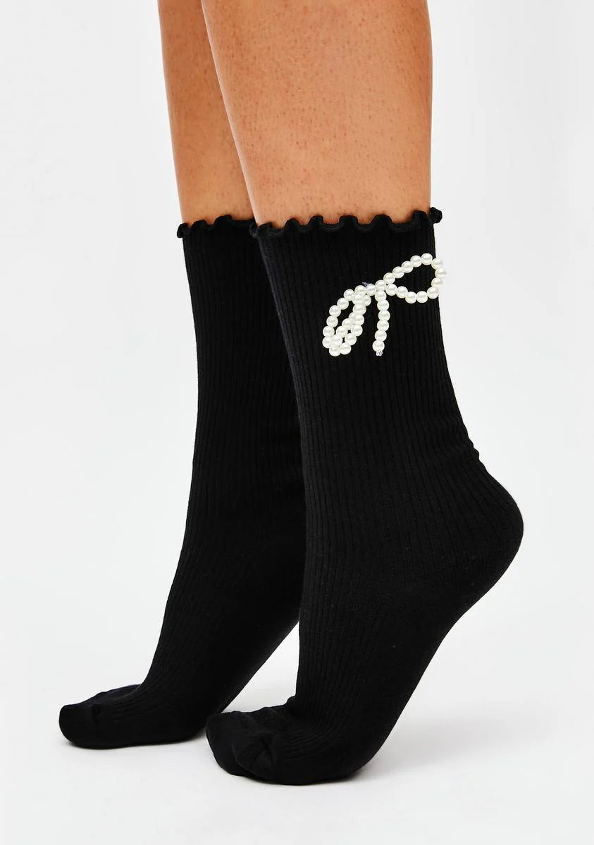 Ur My Treasure Lettuce Edge Socks