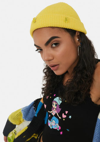Lemon Sour Then Sweet Beanie