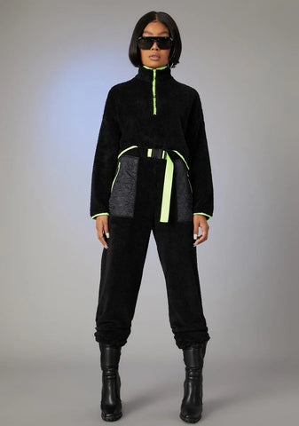 None Of Ur Business Teddy Pullover