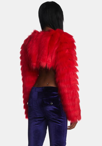 Scarlett Faux Fur Shrug