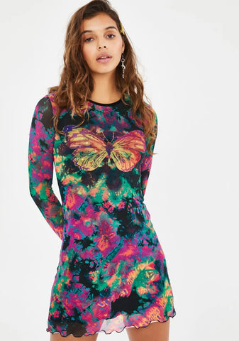 Butterfly Charmer Mesh Dress