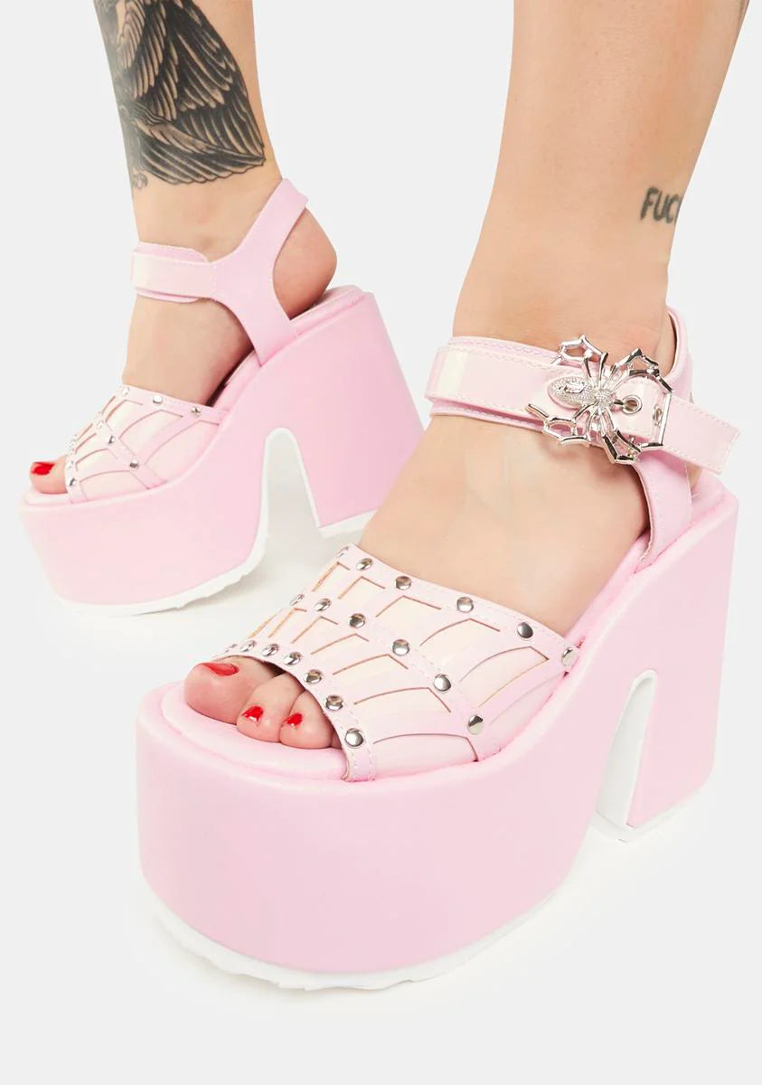 Pink Camel-17 Platform Sandals