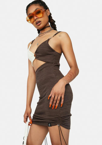 Choco Vanilla Mini Dress