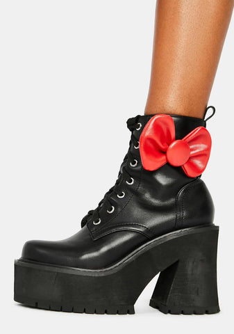 Endless Possibilities Platforms Combat Boots