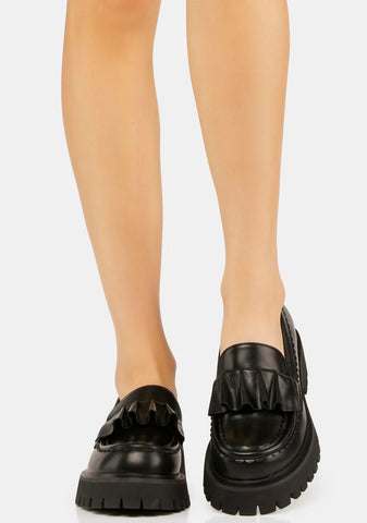 Willow Ruffle Loafers
