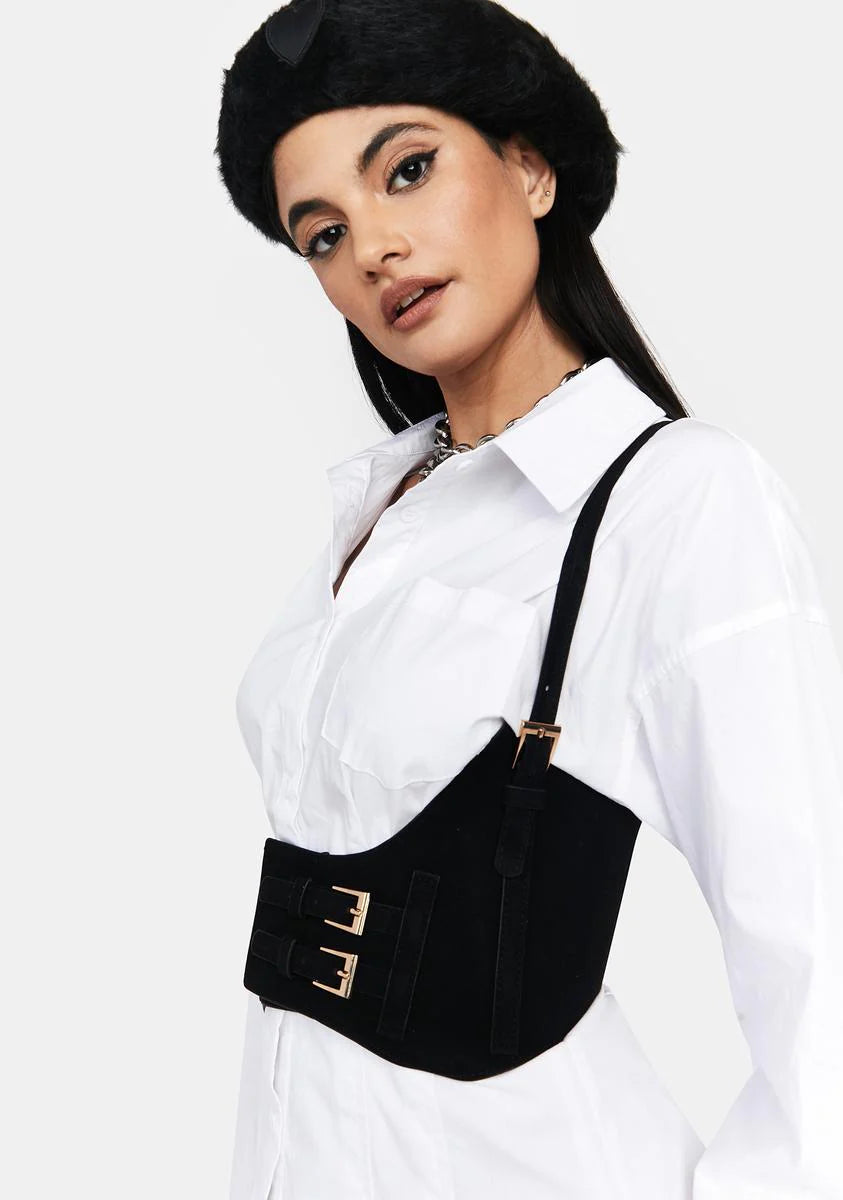 Baddie Style Buckle Corset