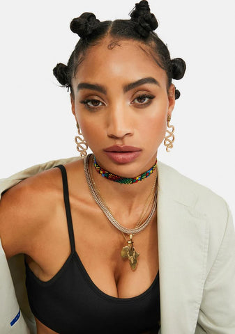 Snake in The Night Earrings