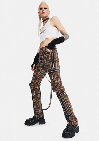 Desert Plaid Bondage Pants