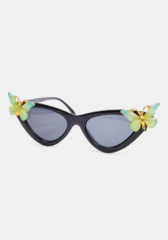 Trapped In Paradise Cat Eye Sunglasses