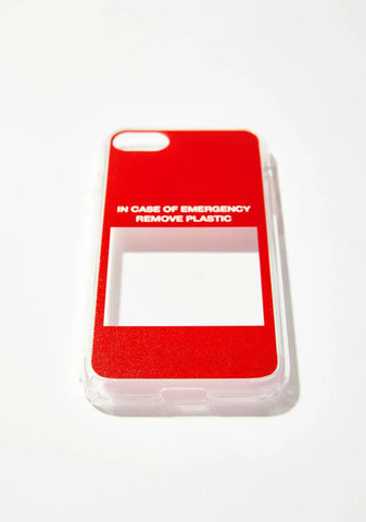 In Case Of Emergency iPhone Case