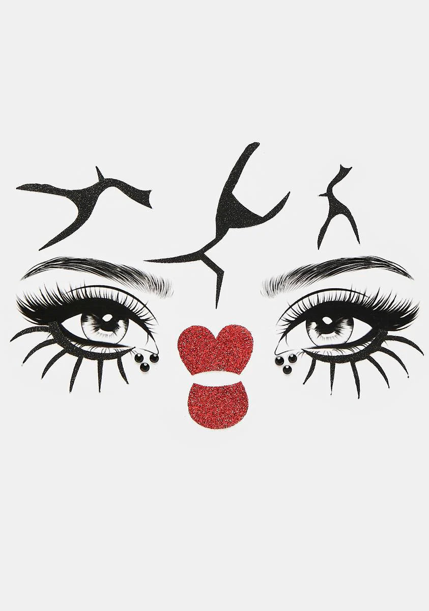 All Dolled Up Face Stickers