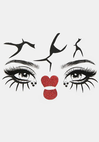 All Dolled Up Face Stickers