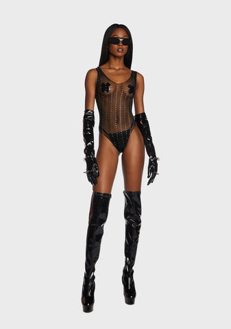 Hard To Miss Fishnet Bodysuit
