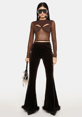 Make It Haute Velvet Flares