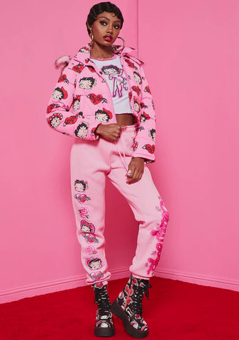 Blush A Little Ditty Puffer Jacket