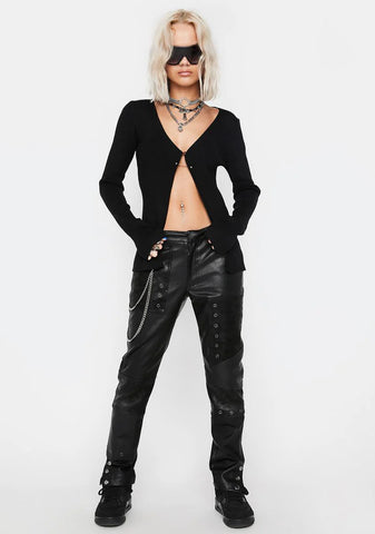 Use Your Illusion Ribbed Cardigan