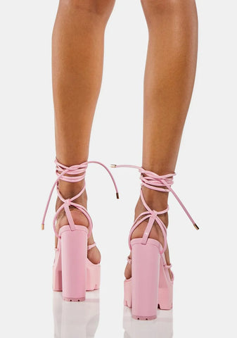 Baby Pose For Me Strappy Heels