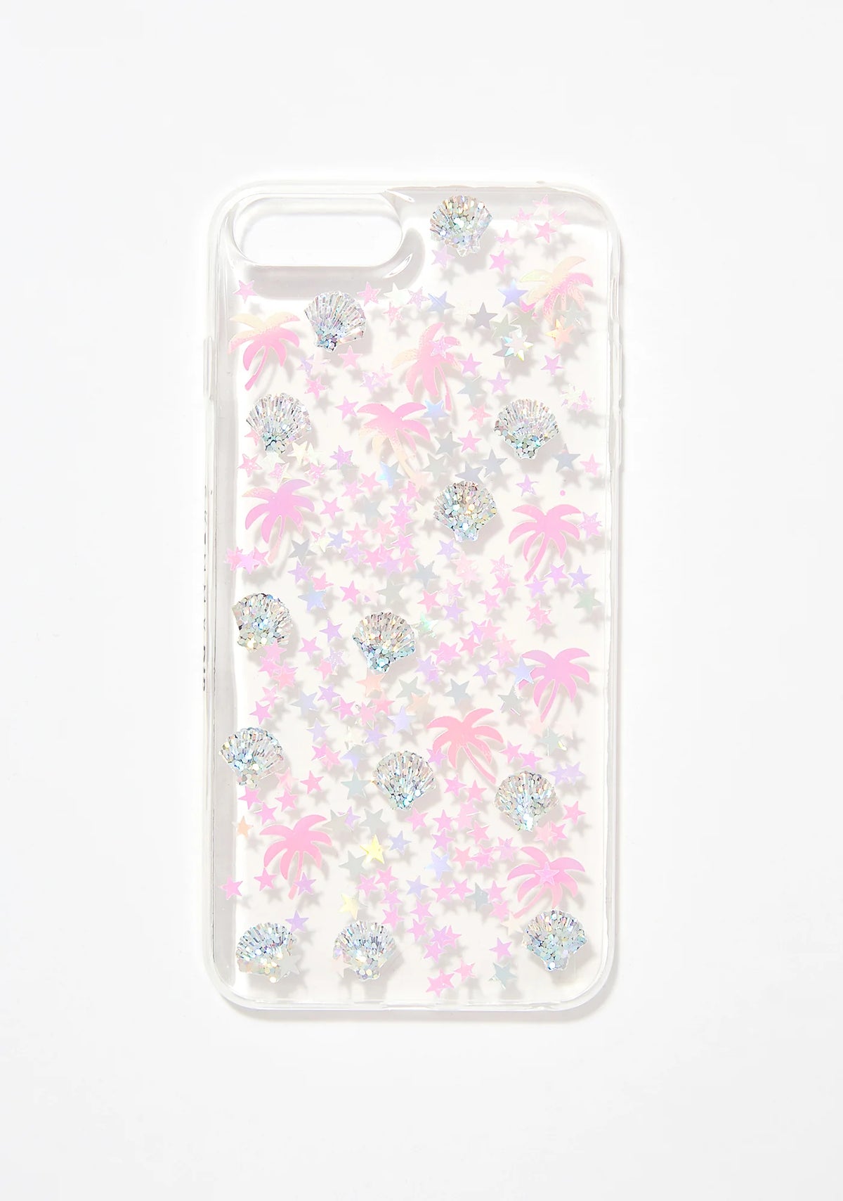 Palm Tree Sequin iPhone Case