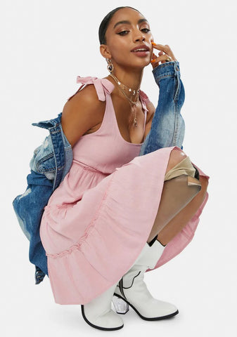 Rose Hanging On To Hope Mini Dress