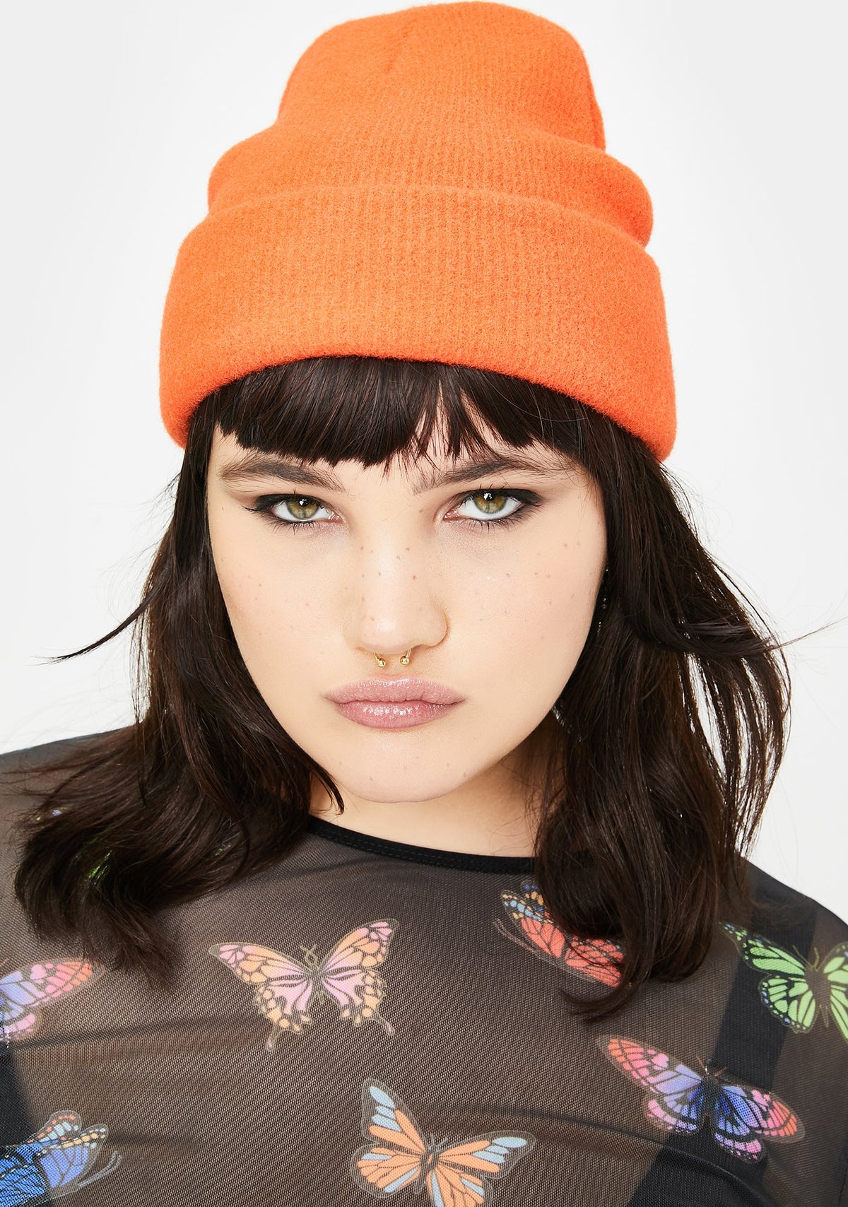 Orange Dallas Beanie