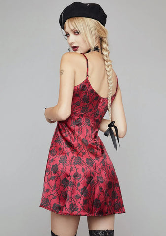 Heaven's Outcasts Satin Mini Dress