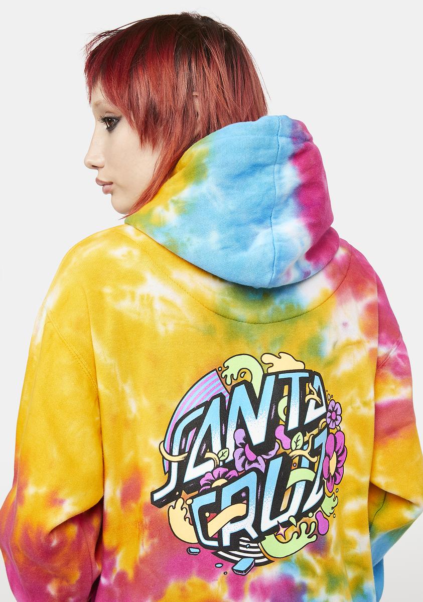 Strange Dot Tie Dye Hoodie