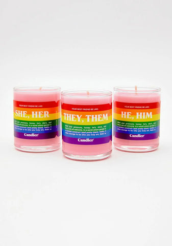 She Her Pride Limited Edition Mini Candle