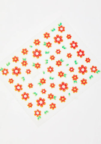 Country Blossom Face Stickers