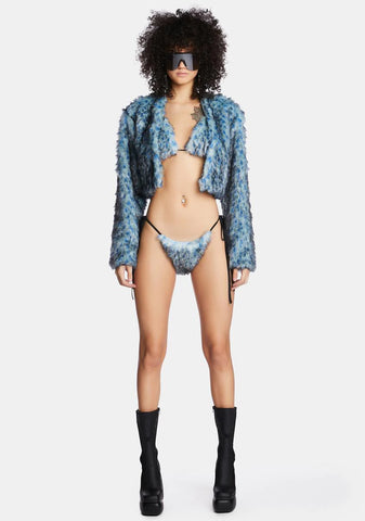 Stoppin' To Stare Faux Fur Set