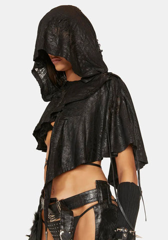 Dark Crystal Gothic Hooded Cape