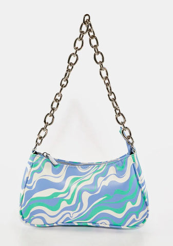 Retro Swirl Shoulder Bag