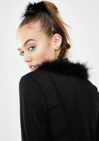 On My Own Cropped Cardigan