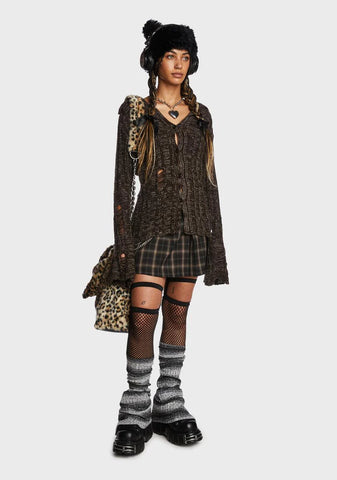 Cheer Plaid Mini Skirt