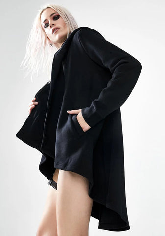 Moon Graphic Hooded Cloak