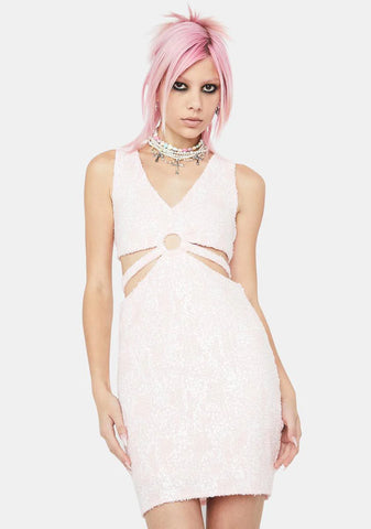 Sugar VIP Access Sequin Mini Dress