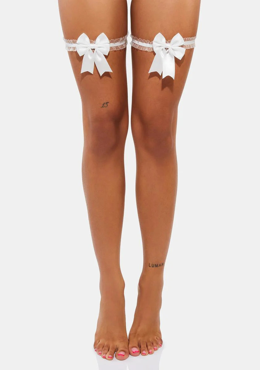 Boo What You’re In For Garter Set