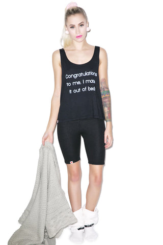 I Made It Boy Tank - White