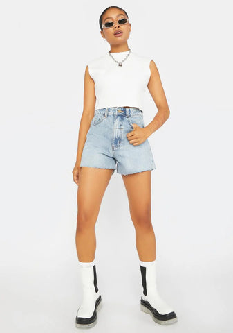 Aged Blue Erica Shorts