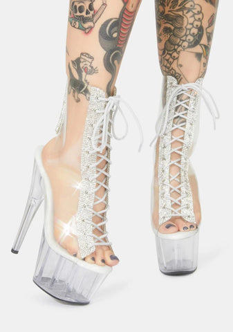 Add Some Sparkle Platform Booties