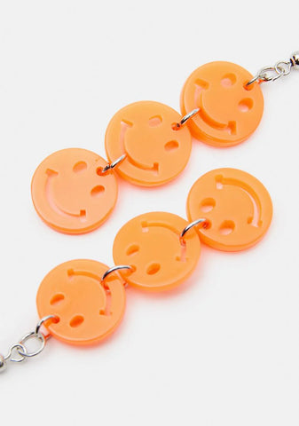 Vibrant Smiles Face Drop Earrings