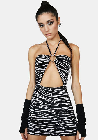 Zebra Crossing Kora Mini Dress