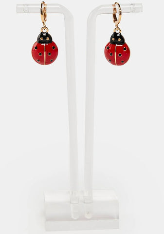 You're Buggin' Out Ladybug Earrings
