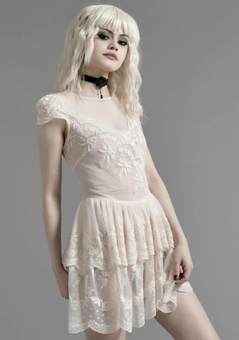 Twisted Tea Party Lace Dress