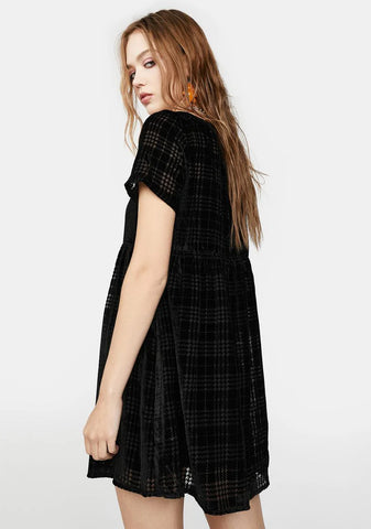 Don't Fail Me Now Plaid Dress