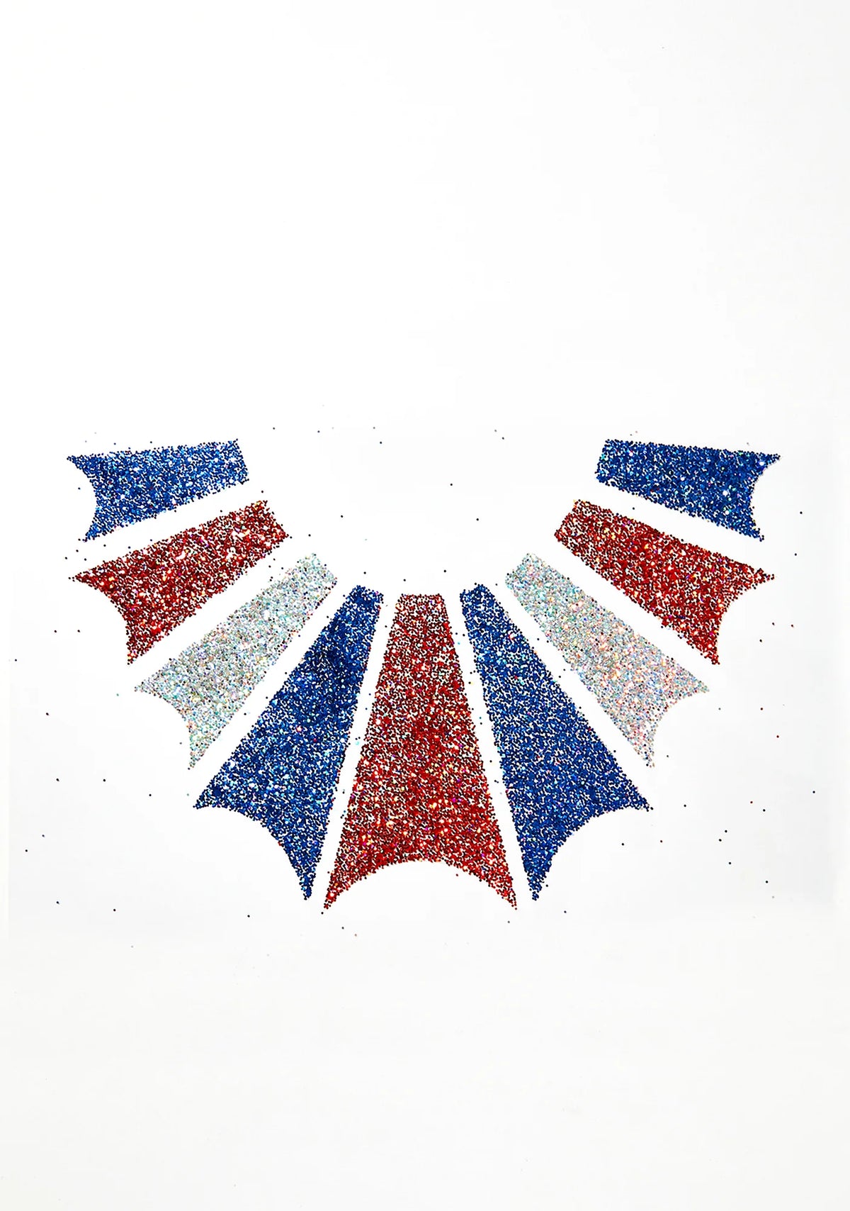 Clown Body Glitter Stickers